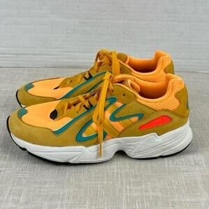Adidas Yung-96 Chasm‎ Flash Orange Running Shoes Sz 5.5